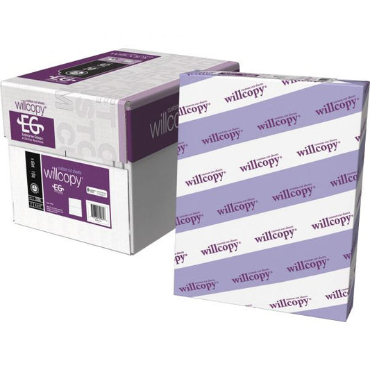 Domtar Custom Cut-Sheet Copy Paper, 92 Brightness, 20lb, 8-1/2x11, White, 2500/Carton