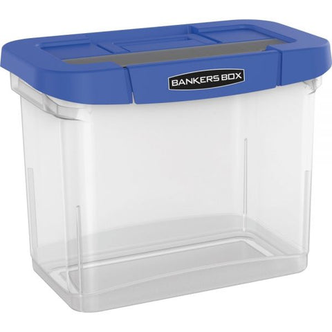 Bankers Box Heavy Duty Plastic File Storage, 14 1/4 x 8 3/5x 11, Clear