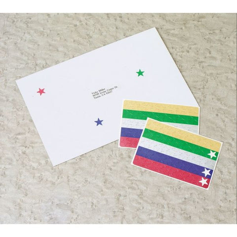 Avery Assorted Foil Star Labels 440 Stickers/ Pack