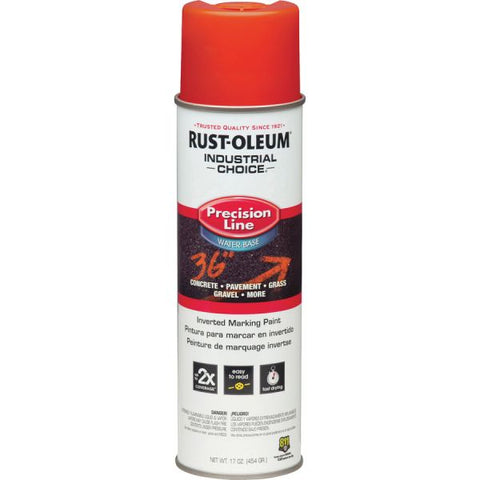 Rust-Oleum Industrial Choice Precision Line Marking Paint 17 fl oz - 1 Each - Alert Orange