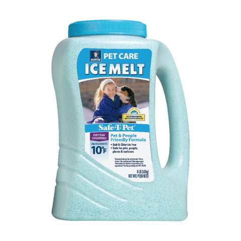 Morton Safe-T-Pet Care Ice Melt, 8 Lb