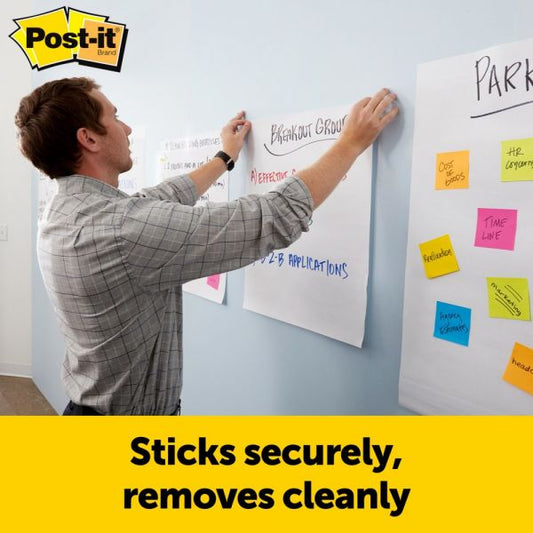 Post-it Notes Super Sticky Easel Pads, Mini, White, Pack Of 2 Pads