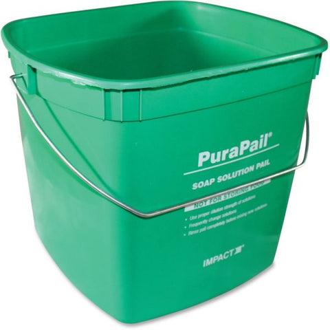 PuraPail Utility Cleaning Bucket 1.5 Gallon Capacity - Plastic - Green