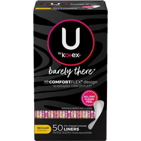 U by Kotex Barely There Panty Liner 1 Each - Individually Wrapped