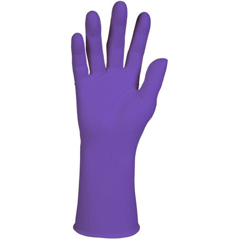 Kimtech PURPLE NITRILE Exam Gloves, 310 mm Length, Medium, Purple, 500/Carton