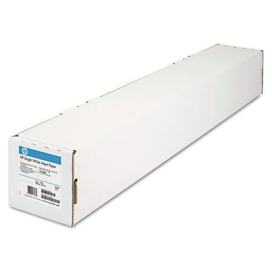 HP DesignJet Large Format Paper for Inkjet Prints, 4.7 mil, 24" x 150 ft, White