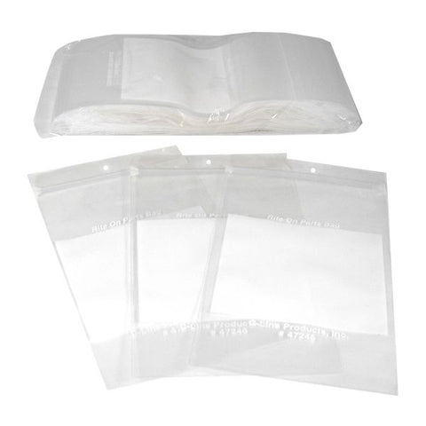 C-Line Write-On Poly Bags, 2 mil, 4" x 6", Clear, 1,000/Carton