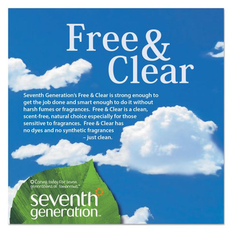 Seventh Generation Automatic Dishwasher Powder, Free and Clear, 45oz Box, 12/Carton