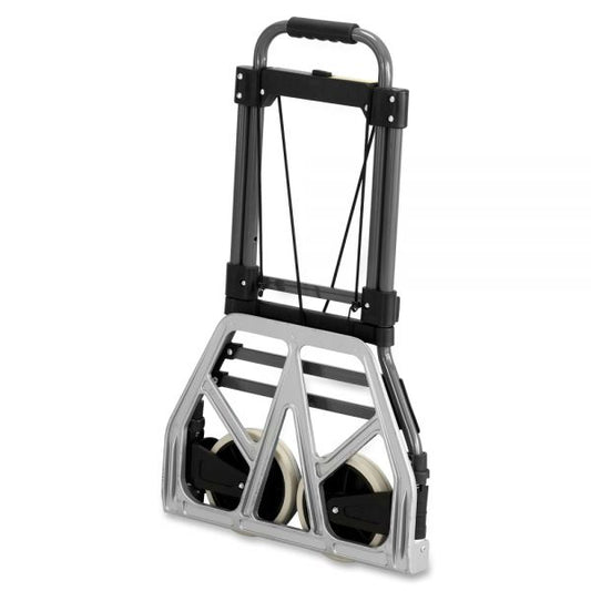 Safco Stow-Away Collapsible Medium Hand Truck, 275 lb Capacity, 19 x 17.75 x 38.75, Aluminum