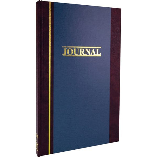 Wilson Jones S300 2-Column Journal 300 Pages - 11.75" x 7.25" Sheet Size - White - 1Each