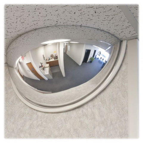 See All Half-Dome Convex Security Mirror, Half-Dome, 26" Diameter