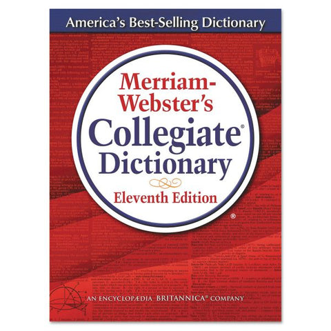 Merriam Webster Merriam-Webster’s Collegiate Dictionary, 11th Edition, Hardcover, 1,664 Pages