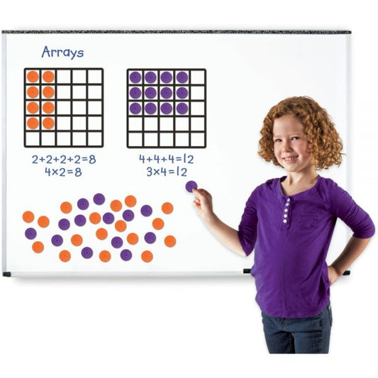 Learning Resources Giant Magnetic Array Set Theme/Subject: Learning - Skill Learning: Multiplication, Addition, Number - 52 Pieces - 7+ - 1 / Set