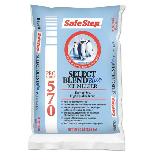 Safe Step Pro Select Blue Ice Melt, 50 lb Bag, 49/Pallet