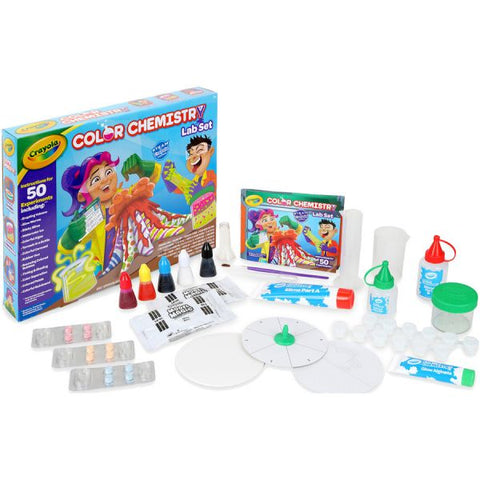 Crayola Chemistry Lab Set Steam Toy 50 Colorful Experiments Theme/Subject: Fun - Skill Learning: Chemistry, Science Experiment, Educational, Creativity - 7 Year & Up