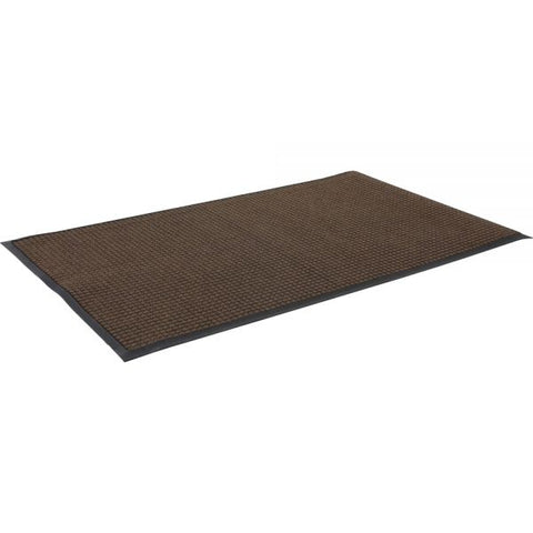 Genuine Joe Waterguard Indoor/Outdoor Floor Mat 36" x 60" - Polypropylene - Brown