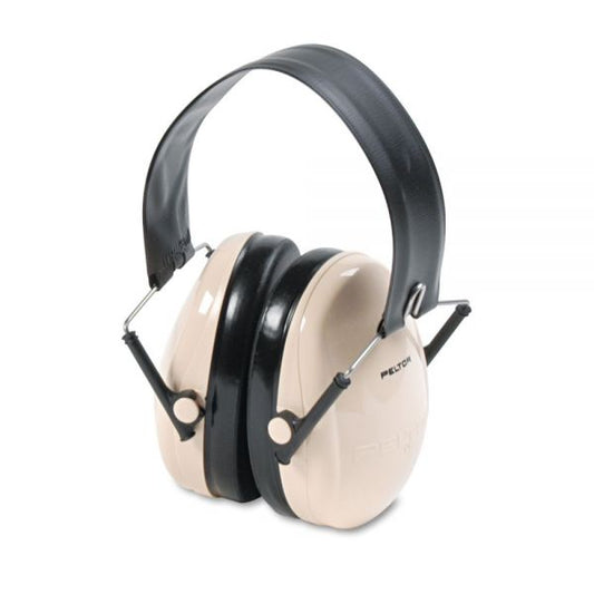 3M PELTOR OPTIME 95 Low-Profile Folding Ear Muff H6f/V, 21 dB, Beige/Black