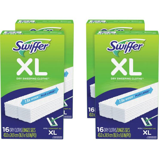 Swiffer Sweeper XL Dry Sweeping Cloths 16 Per Box - White