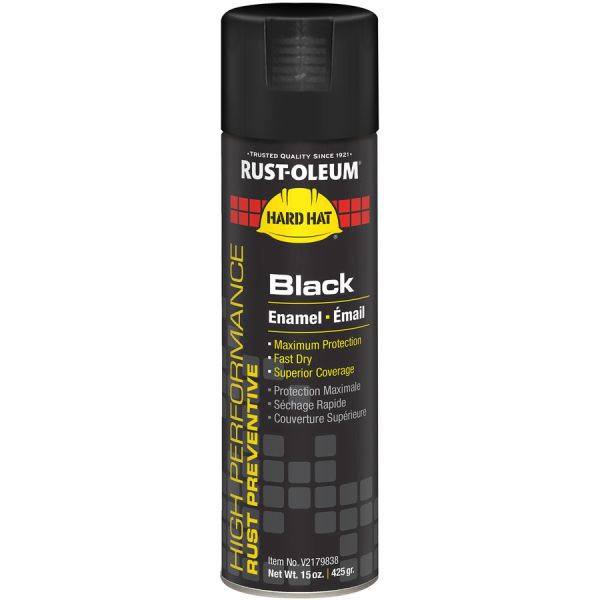 Rust-Oleum High Performance Enamel Spray Paint 15 fl oz - 1 Each - Black