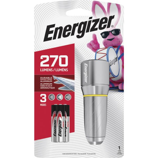 Energizer Vision HD Compact Metal Flashlight AA - Metal - Chrome