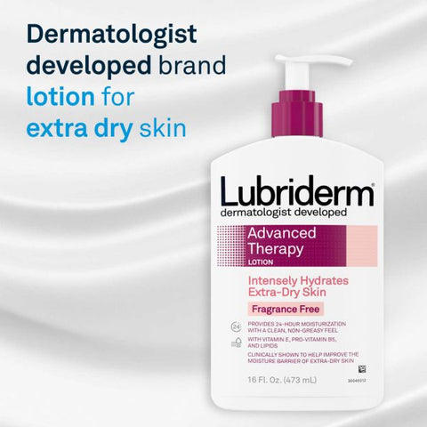 Lubriderm Advanced Therapy Lotion, Fragrance-Free, 16 Fl. Oz