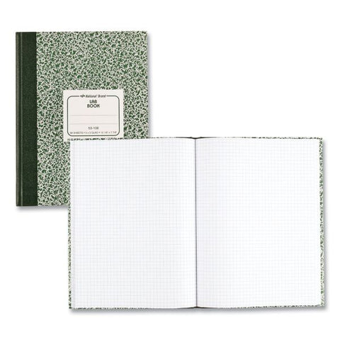 Rediform Lab Composition Notebook 60 Sheet(s) - Quad Ruled - 7.88" x 10.13" - 1 Each - White