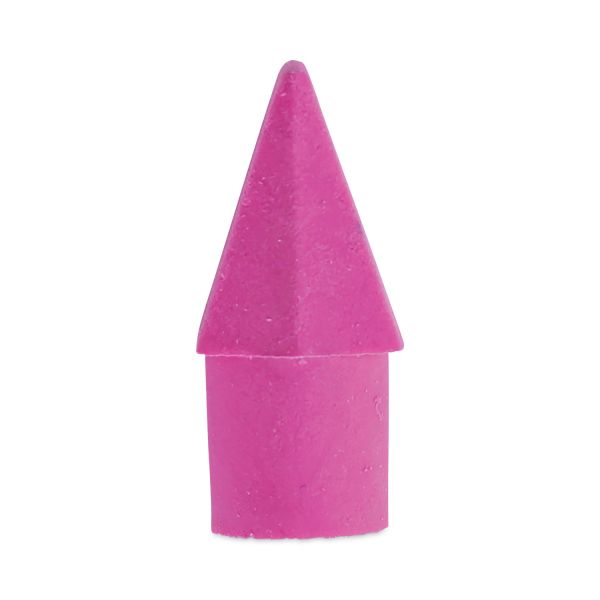 Universal Pencil Cap Erasers, For Pencil Marks, Pink, 150/Pack