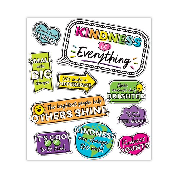 Carson-Dellosa Education Kind Vibes Mini Bulletin Board Set, Motivation/Inspiration, 14 Pieces