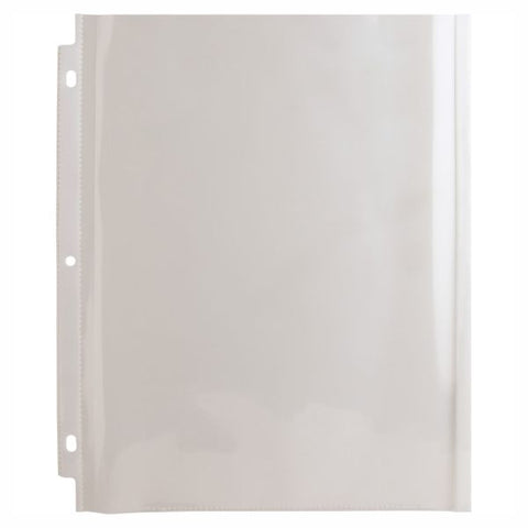 Business Source Heavy-duty Sheet Protectors 8.5" Width - 100 x Sheet Capacity - Ring Binder - Top Loading - Clear - 25 / Pack