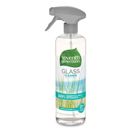 Seventh Generation Natural Glass and Surface Cleaner, Sparkling Seaside, 23 oz Trigger Spray Bottle