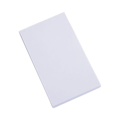 Universal Scratch Pad Value Pack, Unruled, 3 x 5, White, 100 Sheets, 180/Carton