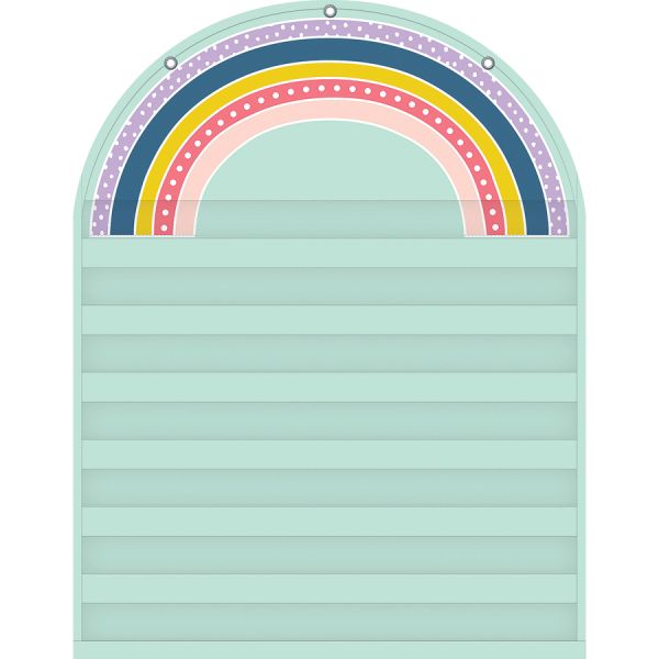 Teacher Created Resources Oh Happy Day Rainbow 7 Pocket Chart Skill Learning: Rainbow - 1 Each