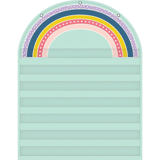 Teacher Created Resources Oh Happy Day Rainbow 7 Pocket Chart Skill Learning: Rainbow - 1 Each