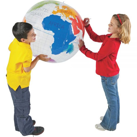 Learning Resources Inflatable Labeling Globe Game Theme/Subject: Learning - Skill Learning: Geography, History, Trade Route - 5-8 Year