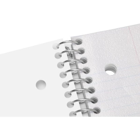 Stellar Poly Notebook, 8-1/2" x 11", 3 Subject, College Ruled, 150 Sheets, Pink