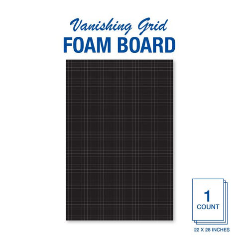 Black Grid Foam Board Black Grid Foam Board, 22"x28"