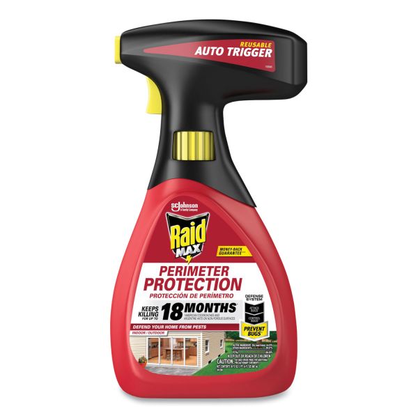 Raid MAX Perimeter Protection, 30 oz Bottle, 6/Carton