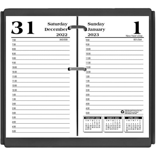 House of Doolittle Economy Daily Desk Calendar Refill, 3 1/2 x 6, 2023 Calendar