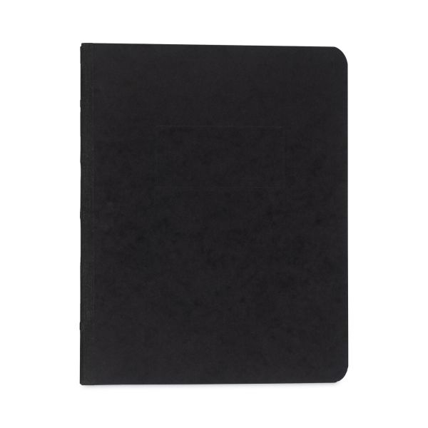 ACCO Pressboard Report Cover with Tyvek Reinforced Hinge, Two-Piece Prong Fastener, 3" Capacity, 8.5 x 11, Black/Black