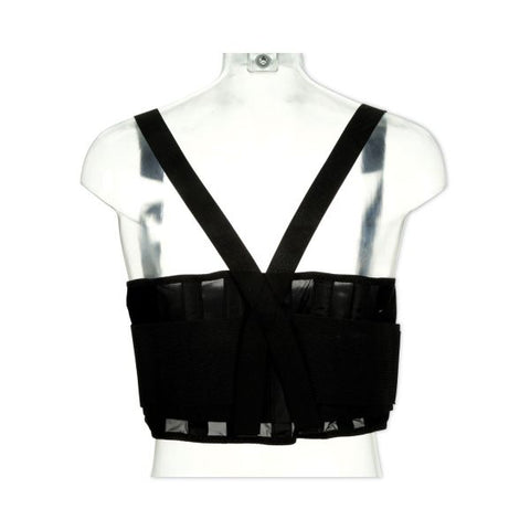 ACE Work Belt with Removable Suspenders, One Size Fits All, Up to 48" Waist Size, Black