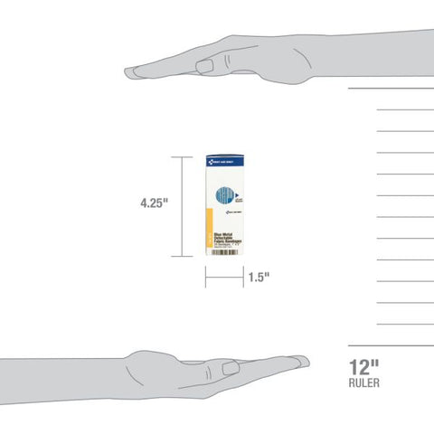 First Aid Only Knuckle and Fingertip Bandages, Sterilized, 5 Knuckle, 5 Fingertip, 10/Box