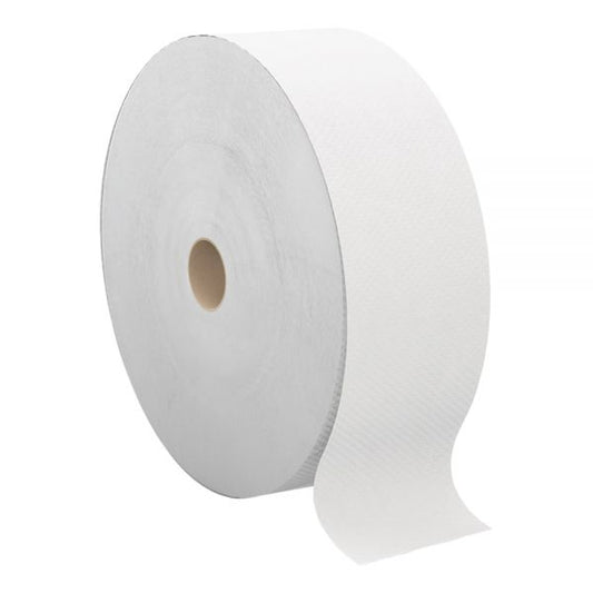 Cascades Tandem JRT PRO Perform 2-Ply Jumbo Toilet Paper, 1250' Per Roll, 100% Recycled, Pack Of 6 Rolls