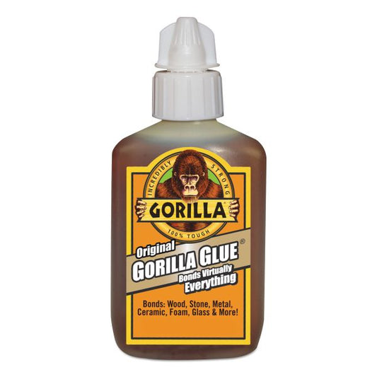 Gorilla Original Formula Glue, 2 oz, Dries Light Brown