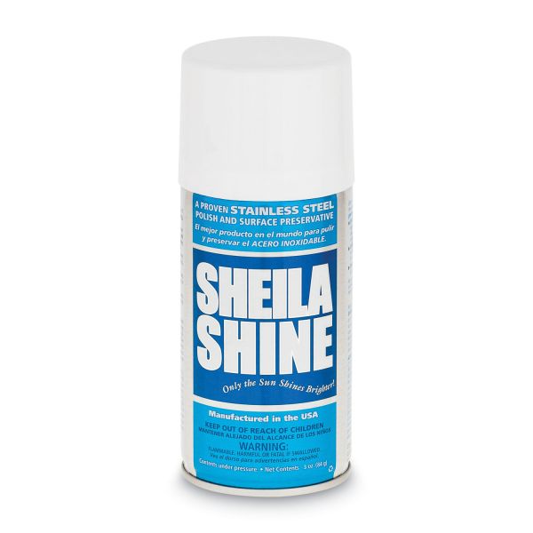 Sheila Shine Stainless Steel Cleaner and Polish, 10 oz Aerosol Spray, 12/Carton