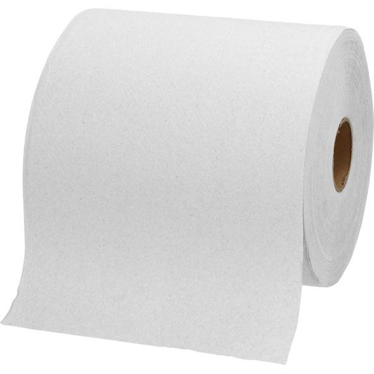 Genuine Joe Hardwound Paper Towel Rolls, 7.88" x 1,000 ft, 6 Rolls/ Carton 7.88" x 1,000 ft - 6 Rolls/ Carton