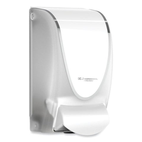 SC Johnson Manual Soap Dispenser Manual - 1.06 quart Capacity - Durable, Antimicrobial, Anti-bacterial - White - 1Each