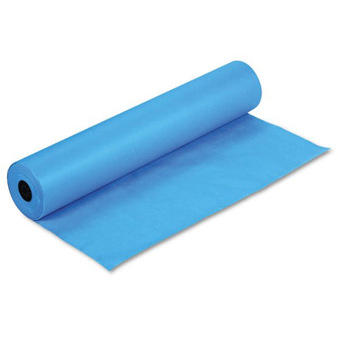 Pacon Rainbow Duo-Finish Colored Kraft Paper, 35 lb Wrapping Weight, 36" x 1,000 ft, Brite Blue