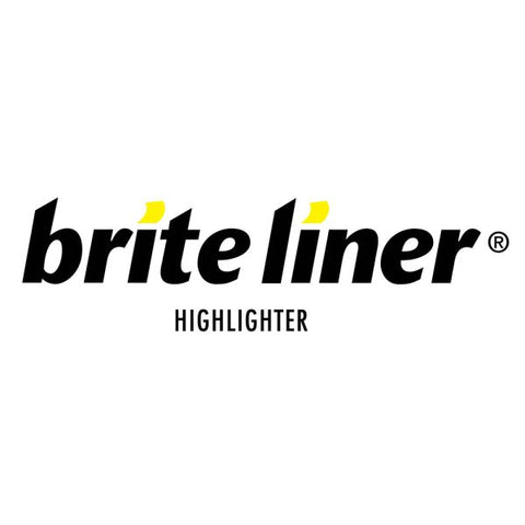 BIC Brite Liner Highlighters, Chisel Point, Yellow, Pack Of 5 Highlighters