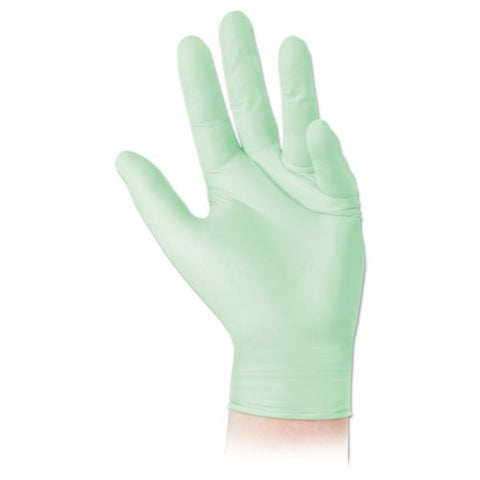 Medline Aloetouch Ice Nitrile Exam Gloves, X-Large, Green, 180/Box