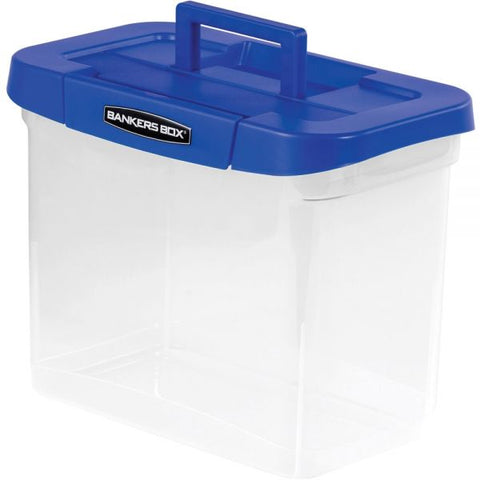 Bankers Box Heavy Duty Plastic File Storage, 14 1/4 x 8 3/5x 11, Clear